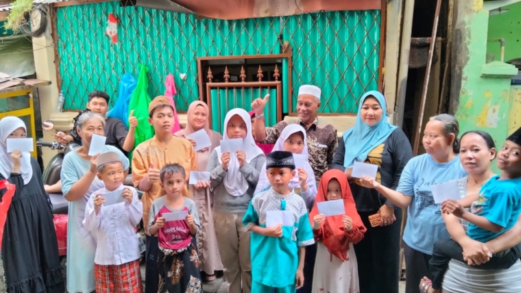 Program Rutin Santunan Anak Yatim Oktober 2025 di Kelurahan Angke