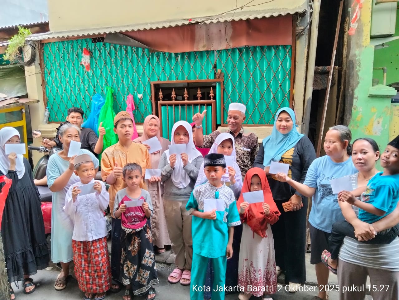 Program Rutin Santunan Anak Yatim Oktober 2025 di Kelurahan Angke