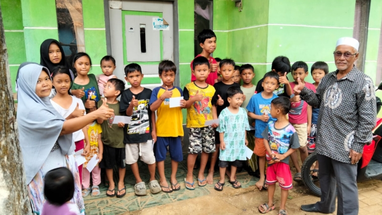 Program Rutin Santunan Anak Yatim Oktober 2025 di Desa Curugbarang